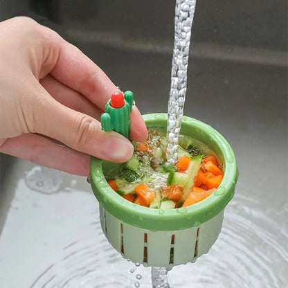 Siebkorb für die Spüle im Kaktus-Design