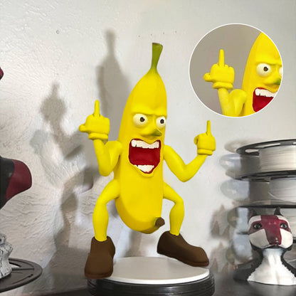 Banane Modellierung Ornament aus Harz