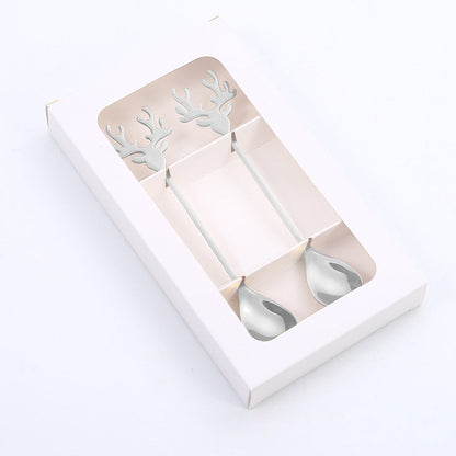 Weihnachtsgeschenk Metalllöffel Set