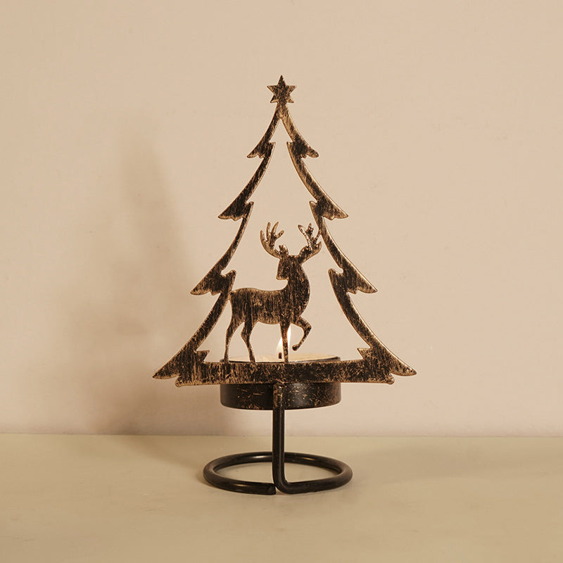 Metall Weihnachtsbaum Kerzenhalter