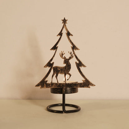 Metall Weihnachtsbaum Kerzenhalter