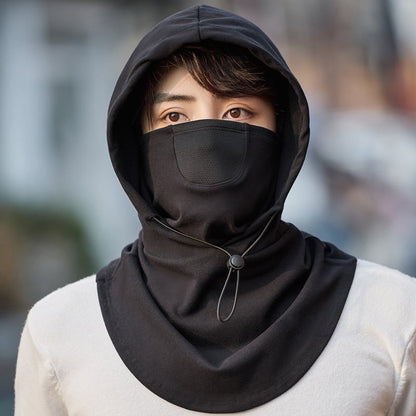 Kapuzengesichtsmaske mit Halswärmer für das Radfahren