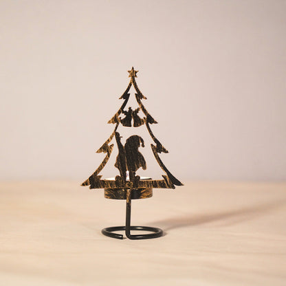 Metall Weihnachtsbaum Kerzenhalter