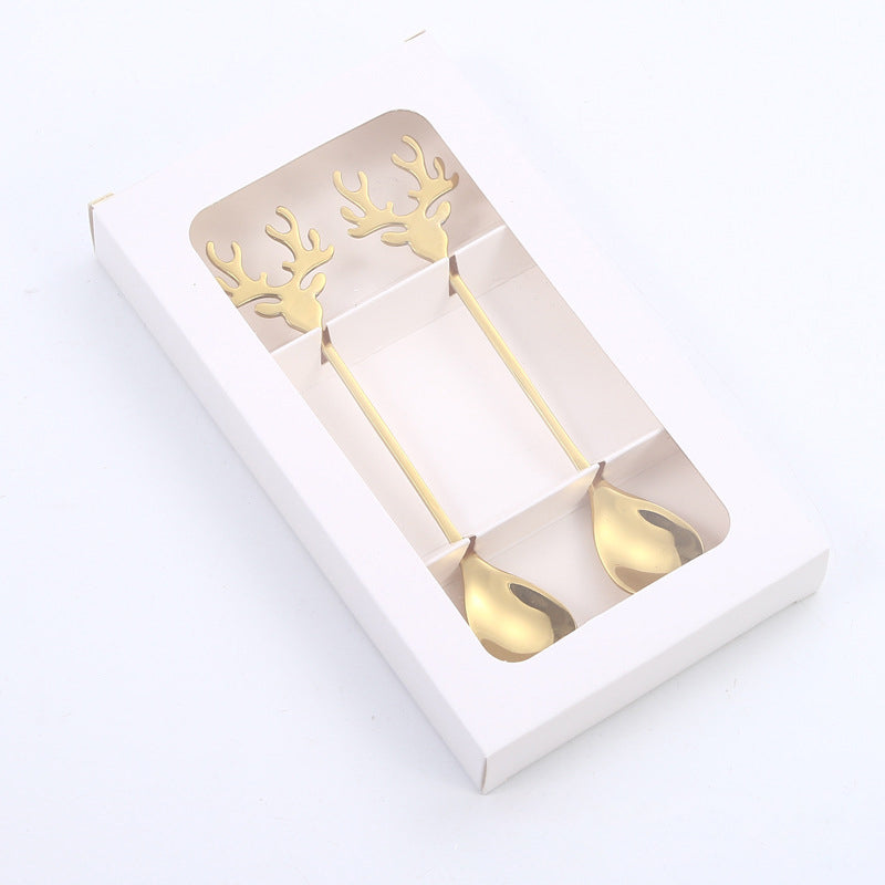 Weihnachtsgeschenk Metalllöffel Set