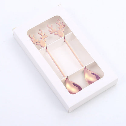 Weihnachtsgeschenk Metalllöffel Set