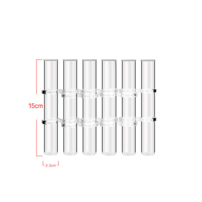 Kreative Reagenzglasvase aus Glas